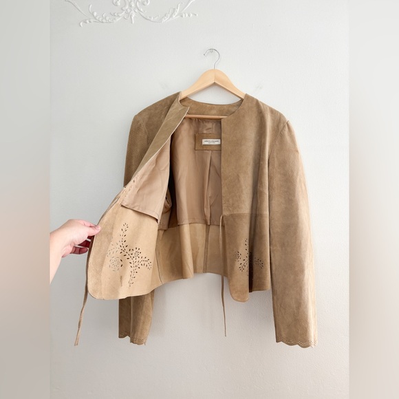 Vintage Valerie Stevens Leather Tie Jacket - Picture 3 of 7